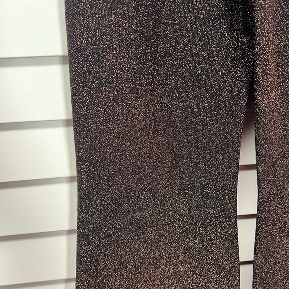 Urban Outfitters Silence+Noise Bella Shimmer Pull On Stretch Flare Pants Medium - Picture 8 of 10